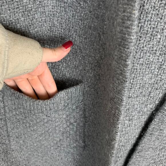 Autumn Cashmere Gray Knit Cardigan Women's S - Picture 3 of 5